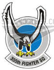 355th Fighter Squadron Decal