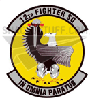 12th Fighter Squadron Patch