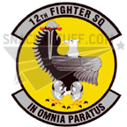 12th Fighter Squadron Decal