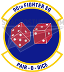 90th Fighter Squadron Decal