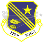 176th Wing Decal