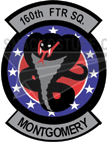 160th Fighter Squadron Decal