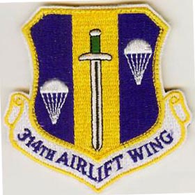 314th Airlift Wing Patch