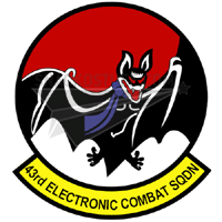 43rd Elect Combat Sqdn Patch