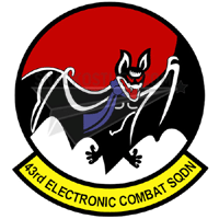 43rd Elect Combat Sqdn Decal