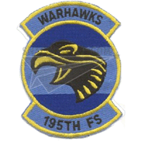195th Fighter Squadron Patch