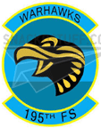 195th Fighter Squadron Decal