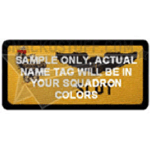 185th Airlift Squadron Cloth Name Tag