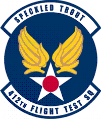 412th Flight Test Squadron Patch