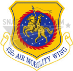 452nd Wing Decal