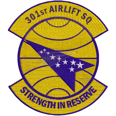 301st Airlift Squadron Patch