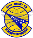 301st Airlift Squadron Decal