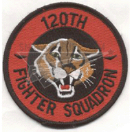 120th Fighter Squadron Patch