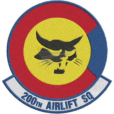 200th Airlift Squadron Patch