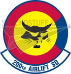 200th Airlift Squadron Decal