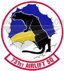 731st Airlift Squadron Decal