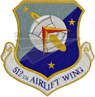 512th Airlift Wing Patch