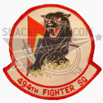 494th Fighter Squadron Patch