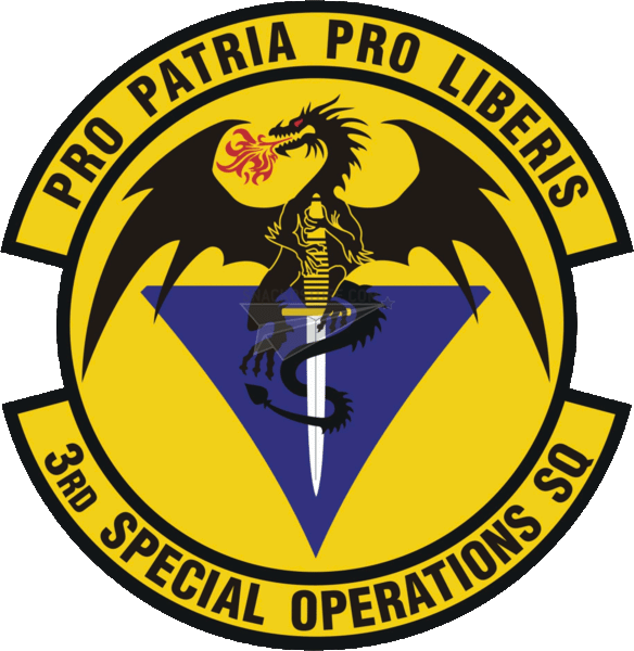 3rd Special Operations Squadron Zap Decal