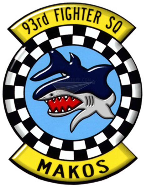 93rd Fighter Squadron Decal