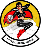 1st Fighter Squadron Decal