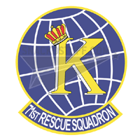 71st Rescue Squadron Decal