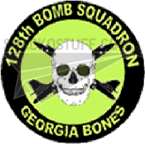 128th Bomb Squadron Patch