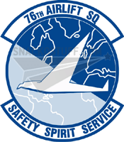 76th Airlift Squadron Zap Decal