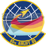 65th Airlift Squadron Decal