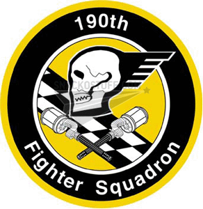 190th Fighter Squadron Decal