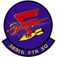 389th Fighter Squadron Decal