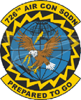 726th Control Squadron Decal