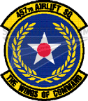 457th Airlift Squadron Patch
