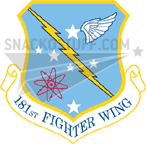 181st Fighter Wing Decal