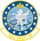 165th Airlift Squadron Decal