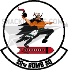 20th Bomb Squadron Decal