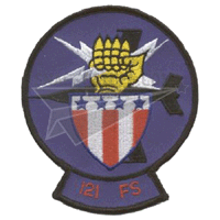 121st Fighter Squadron Patch