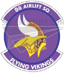 96th Airlift Squadron Decal