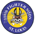 110th Fighter Squadron Patch