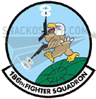 186th Fighter Squadron Decal
