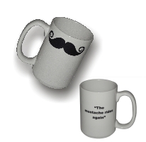 Mustache Mug