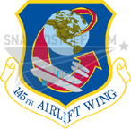 145th Airlift Wing Patch