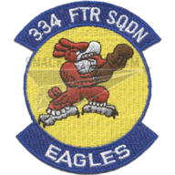 334th Fighter Squadron Patch