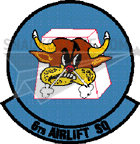 6th Airlift Squadron Decal