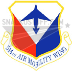 514th Wing Patch