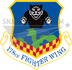 178th Fighter Wing Decal