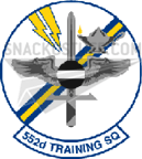552nd Training Squadron Patch
