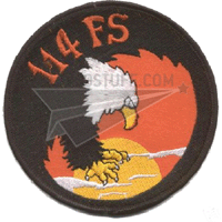 114th Fighter Squadron Patch