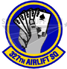 327th Airlift Squadron Decal