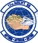 17th Airlift Squadron Decal